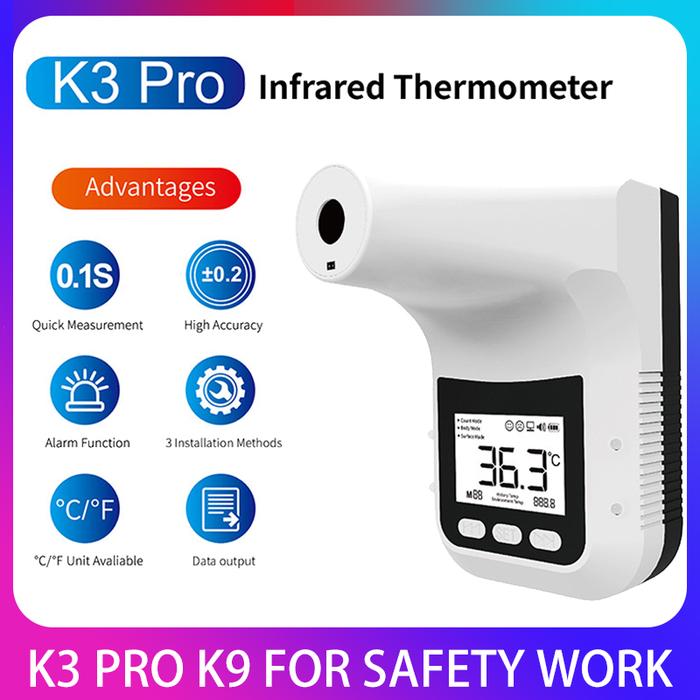 K3 PRO Handsfree LCD Screen Display Digital termometro Smart