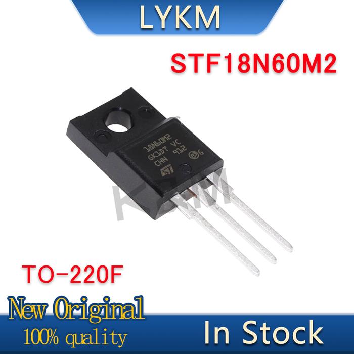 10/PCS New Original STF18N60M2 18N60M2 TO-220F Field effect tube In Stock