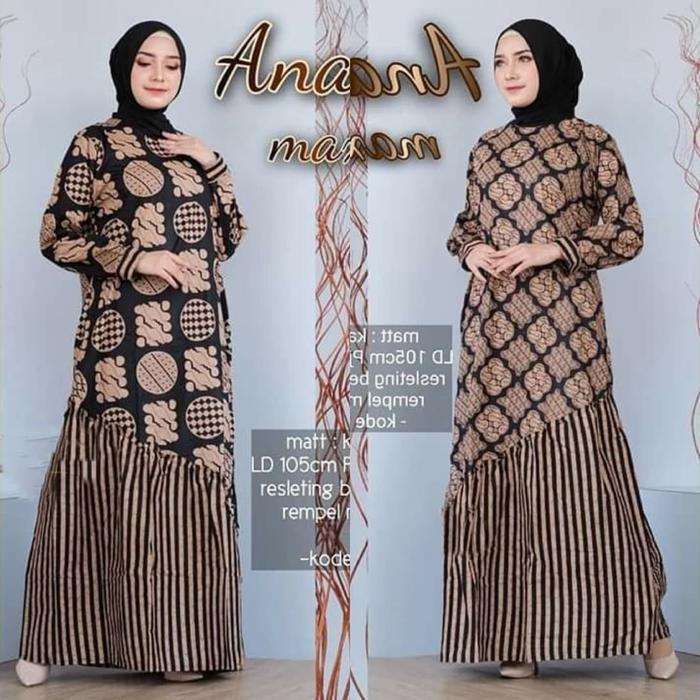 NK BATIK GAMIS SYARI ANANTA MAXY JUMBO DRESS