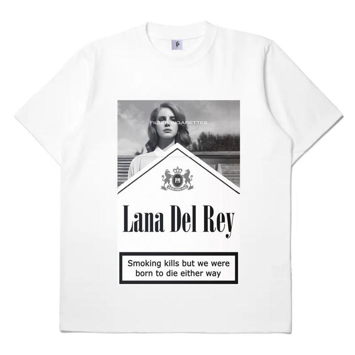 [COD]KAOS LANA DEL REY - SMOKING KILLS TSHIRT COTTON COMBED