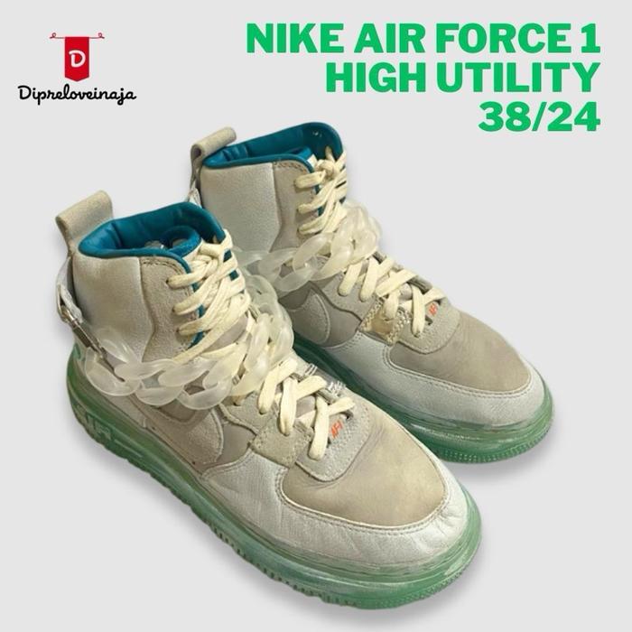 NIKE AF1 HIGH UTILITY SIZE 38/24 PRELOVED DPLA0213