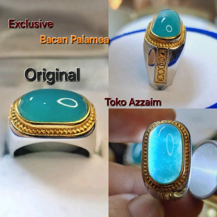 Cincin Batu Bacan Palamea Original | Titanium Elegant