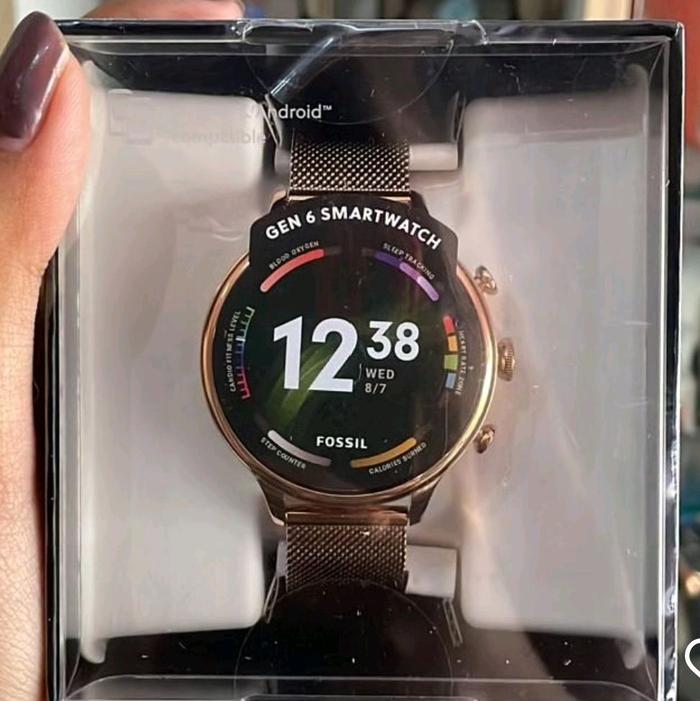 Ready Fossil Gen 6 Ftw6082 Rose Gold Pasir