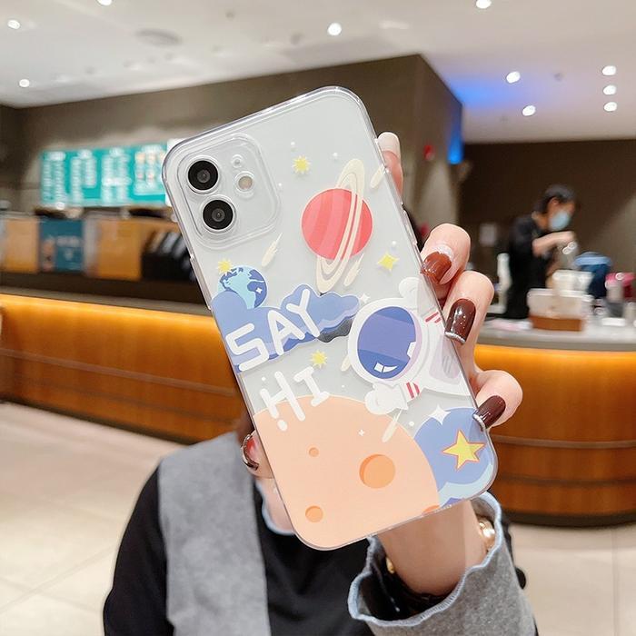 Case Redmi Note 9 Poco X3 Case Bunny Kawaii Case Astronot - Bening, Poco X3
