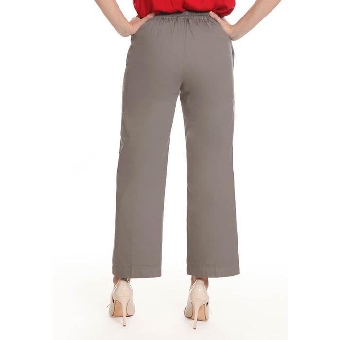 Basix - Burton Pants Cream - Celana Panjang Krem Pinggang Karet