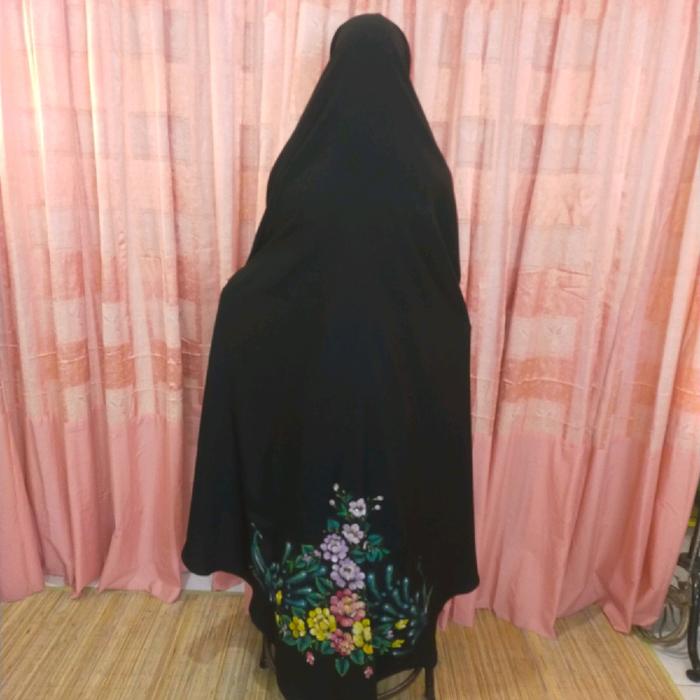 Jilbab Syari Lukis Panjang