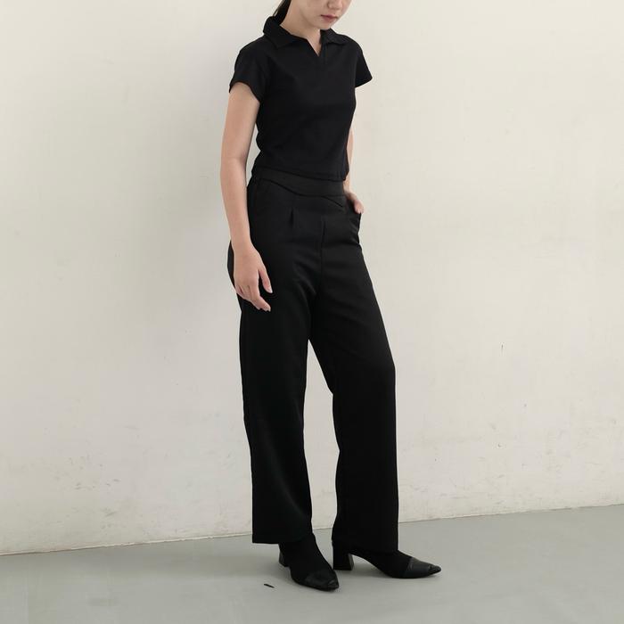ELORAE Odette Cullottes Pants FlowDrape | Celana Wanita Cullote Bawahan Formal Casual