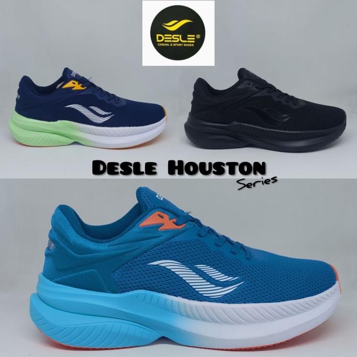 NEW Sepatu Jogging Running DESLE HOUSTON Sekolah (Original) Promo