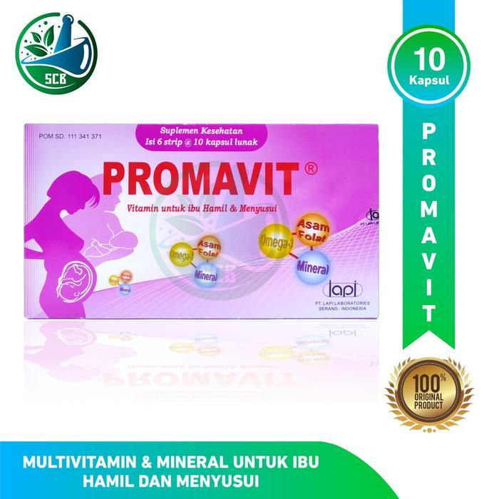 PROMO GUYS Promavit Strip 10 Kapsul - Vitamin Ibu Hamil dan Menyusui PREMIUM