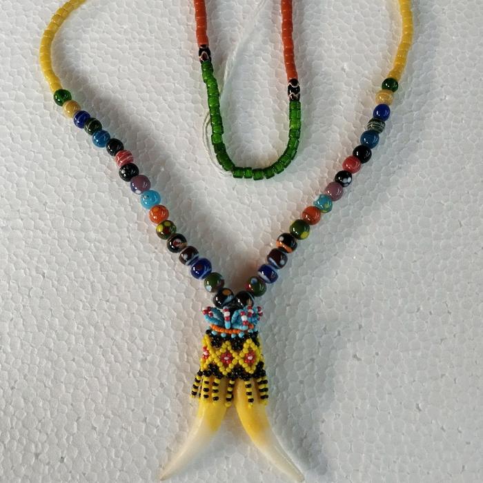 KALUNG MANIK MANIK DAYAK TAJI 2 BAHAN FIBER