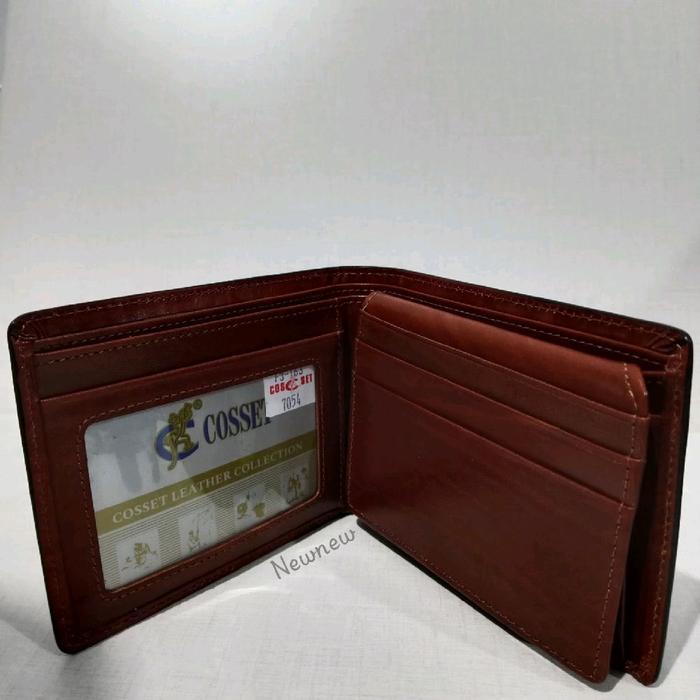 Cosset Dompet Cosset Urat Kayu 7054 Kulit Pria - Dompet Pria dengan Desain Eksklusif dari Cosset Lea