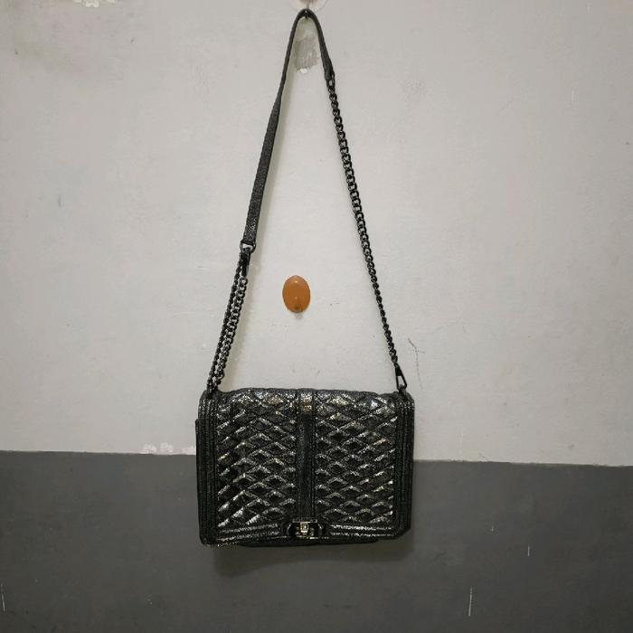 Rebecca Minkoff original leather shoulder woman bag