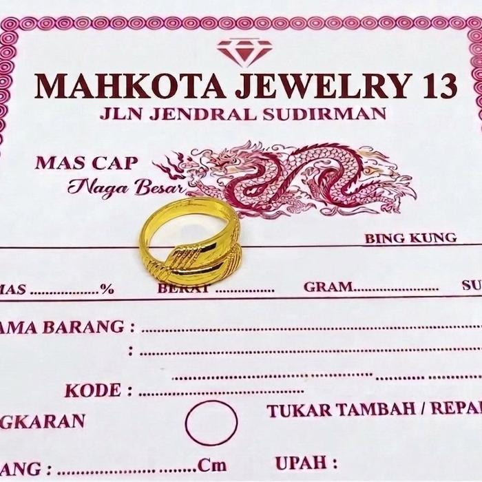 cincin dewasa terbaru emas muda - FREE NOTA PERHIASAN Rings