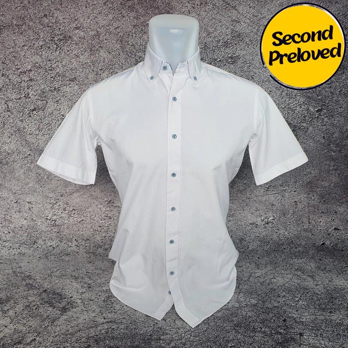 Baju Kemeja GUY LAROCHE - Size S / Lebar 50 cm - Original - Second