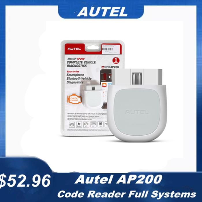 Autel AP200 MaxiAP AP200 Bluetooth OBD2 Scanner Code Reader with Full