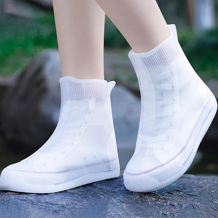 DONGHUYU Jas Hujan Sepatu Anti Air Cover TPE Non-Slip TPE-6602 Bahan TPE Kualitas Terbaik Model Univ