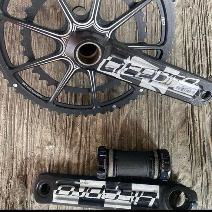 Crank litepro edge 52 36 panjang army 170