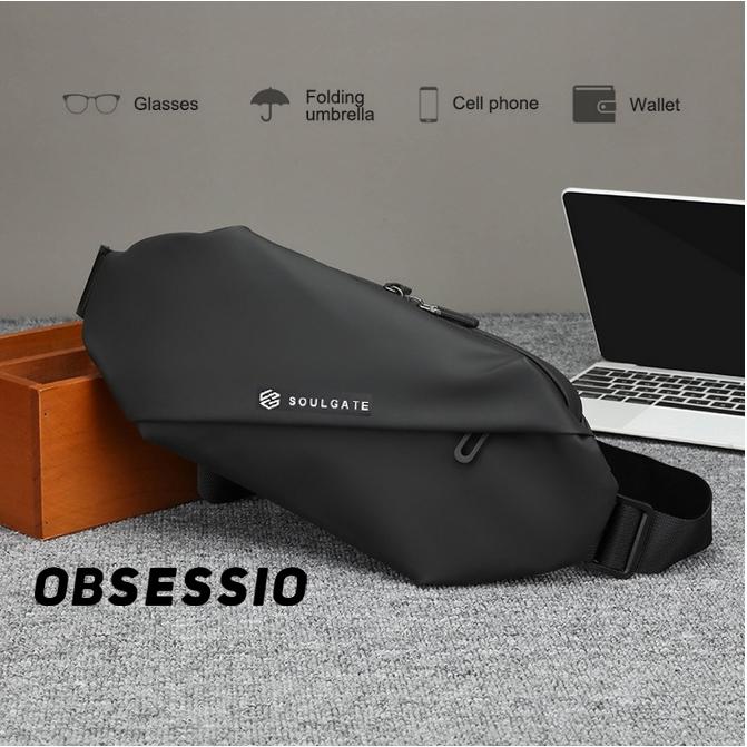 Promo Terbaru! Waistbag Pria Waterproof Premium Original Branded Tas Pinggang Anak Laki Laki Remaja 