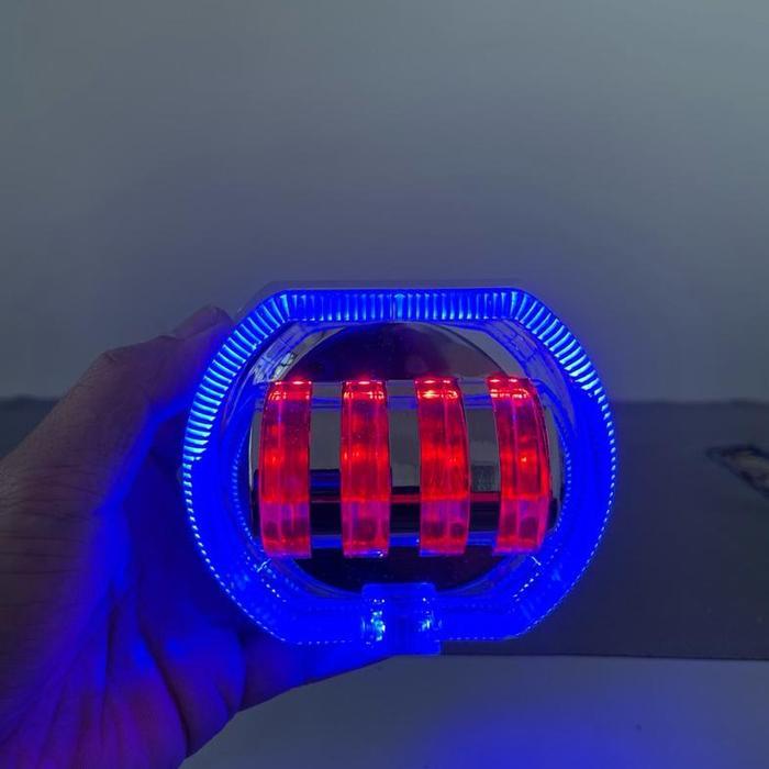 CR7 LAMPU TEMBAK BILED PROJIE GEN 3 BILED PROJI BILED 4 LENSA 8D 4.5 INCH
