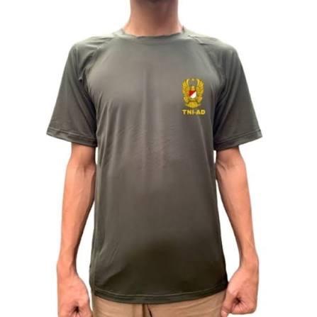 KAOS TRENING ARMY TNI AD LENGAN PENDEK KUALITAS PREMIUN