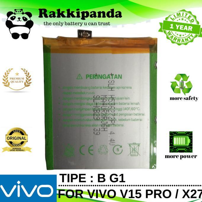 batre Harga Termurah Rakkipanda Baterai B-G1 BG1 Vivo V15 Pro original double ic