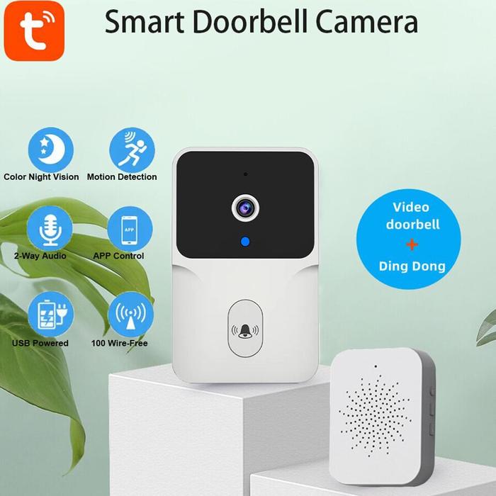 Tuya Wireless Doorbell Home Welcome Doorbell Smart Outdoor Doorbell