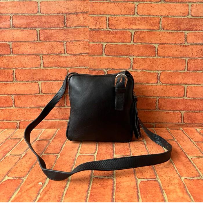 TAS SLING KULIT ASLI PRIA WANITA CITRUS JUNOS SECOND BRANDED / TAS SAMPING KECIL PRIA WANITA KULIT A