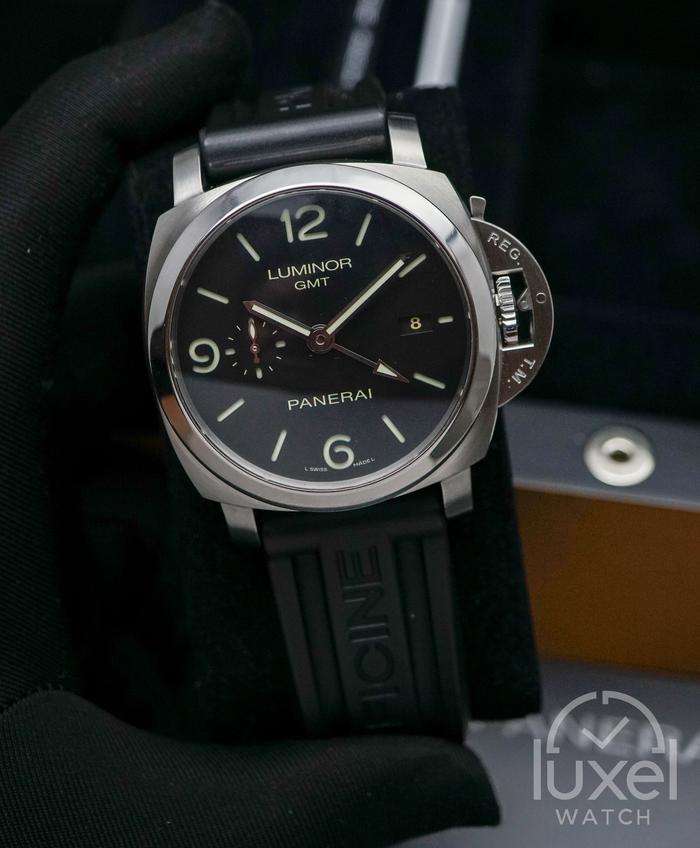 Jam Tangan Original Pria Panerai Luminor 1950 3-Days Automatic GMT PAM00320 2015