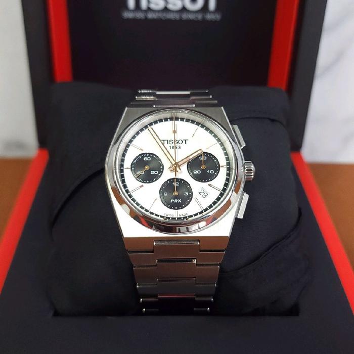 Tissot PRX Chronograph Panda Dial LNIB2023