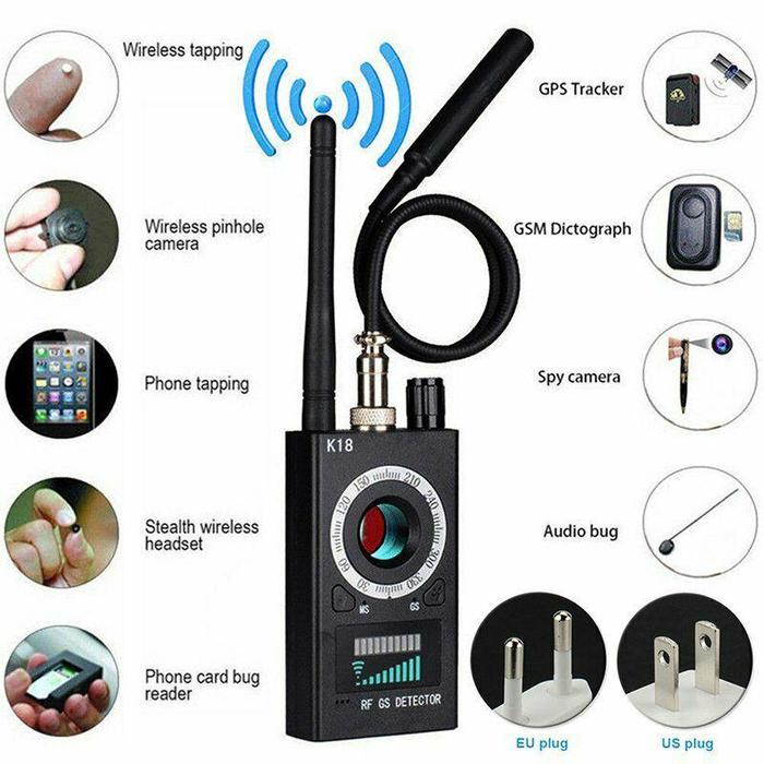 K18 Multi-function Anti Detector Bug Mini Audio SPY-Camera GSM Finder