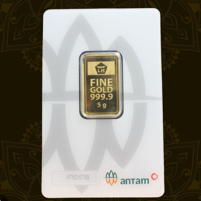 Lm 5 gram certieye antam asli