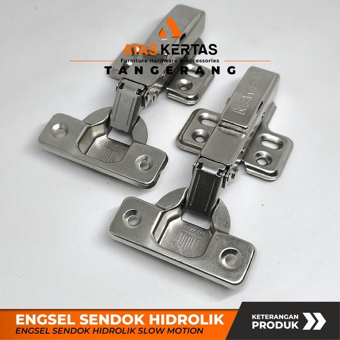 newfit - engsel sendok slowmotion - engsel lemari kabinet kitchen set soft close