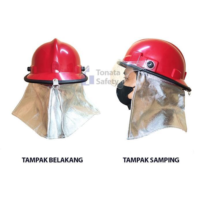Flash Sale / Helm Pemadam Kebakaran / Helm Damkar Merah / Helm Damkar Warna Merah / Helm Pemadam War