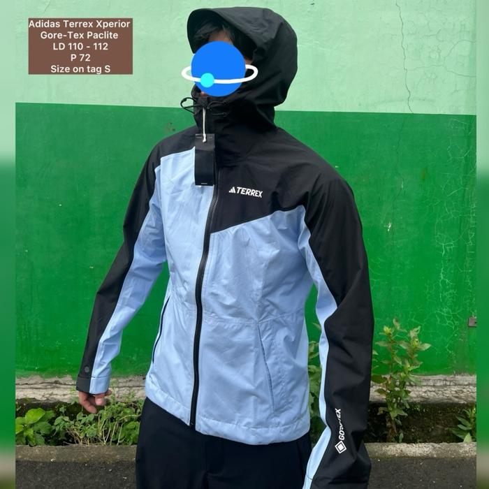 Women Jacket - Terrex Xperior Gore-Tex Paclite - Black Blue