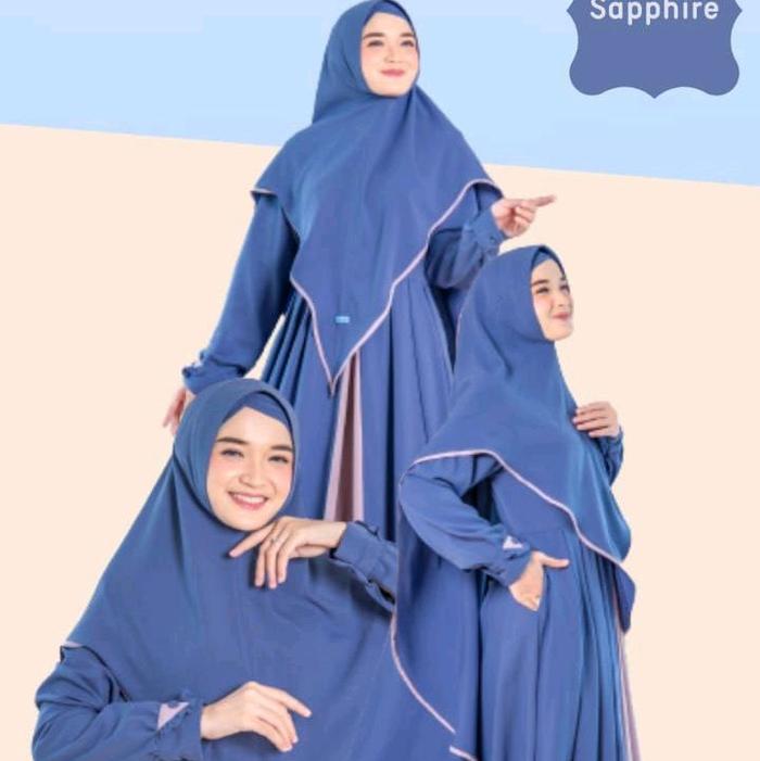 Az-zahra Syar'i by AMYRA dress cantik bahan alwa crepe premium
