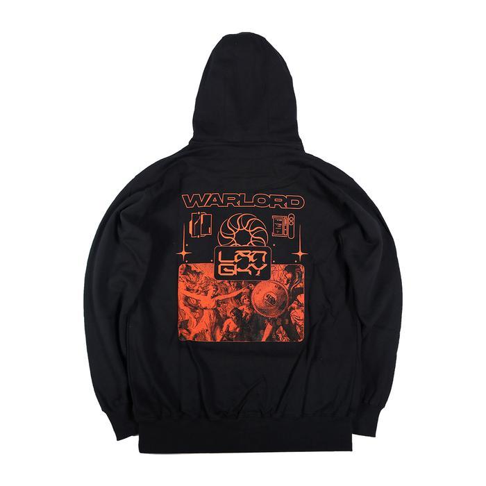 Jaket Hoodie sweater Distro Langky BWCF Cazzo Black katun nyaman sablon wanita fleece keren hitam