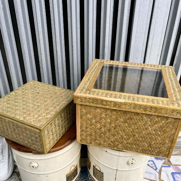 Kotak Custom Anyaman Purun Kotak Hantaran