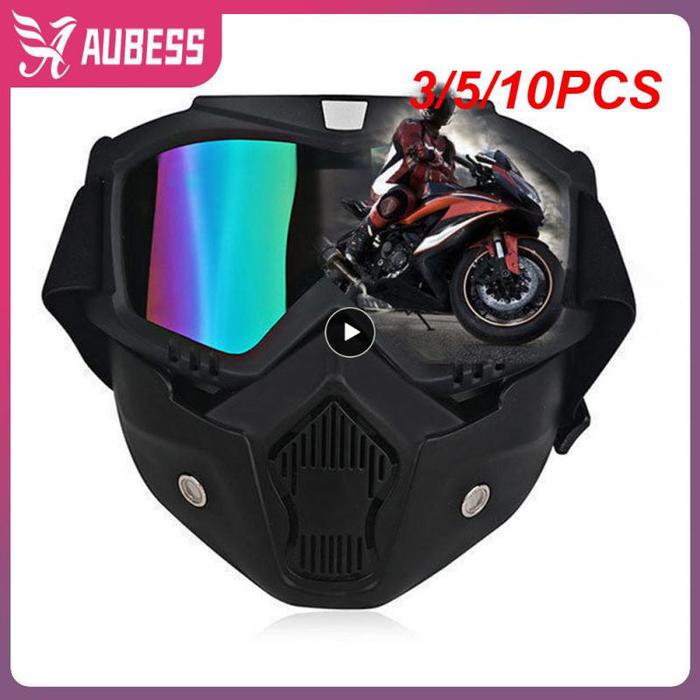 3/5/10PCS Tactical Mask Modular Goggles Tactical Airsoft Field