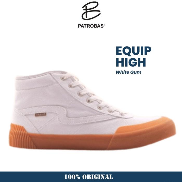 PATROBAS Equip High White Gum Original Sepatu Sneakers Petrobas