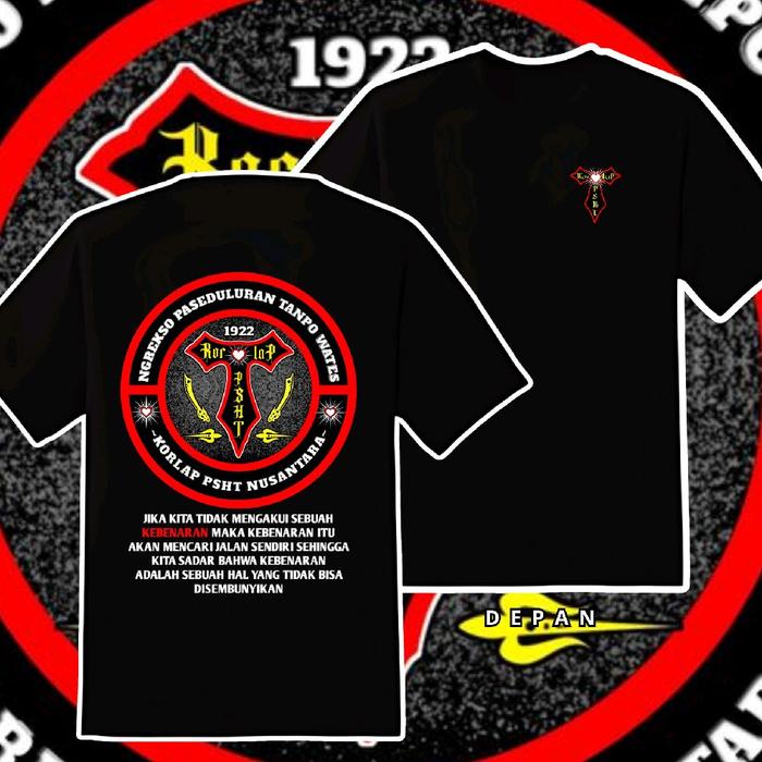 KAOS KORLAP PSHT,  Unisex Lengan Pendek Premium Bahan Lembut Jahitan Kuat Cocok Untuk Daily Activity