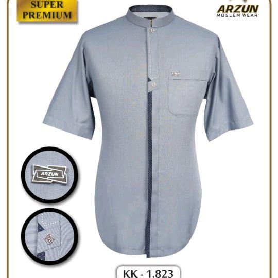 KEMKO ARZUN SUPER PREMIUM LENGAN PENDEK MOTIF TERBARU | KEMKO PRIA MODERN MOSLEM WEAR KOKO DEWASA