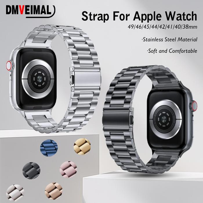 NEW Metal Strap for Iwatch Watch Strap Watch Series 11 10 9 8 7 6 5 4 SE Ultra 3 2 Tali Jam Tangan S