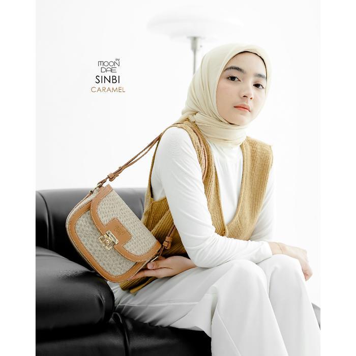 Moon Dae Sinbi Bag Tas Selempang Wanita Kulit Premium Sling Bag For Women Tas Korea