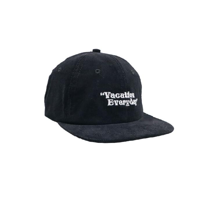 Topi Six Panel Retri Black FiveProject