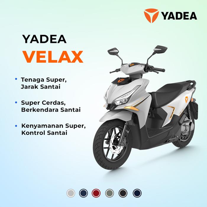 MOTOR LISTRIK YADEA VELAX  U (EV) 3000W GARANSI 36 BULAN MAX 30.000KM