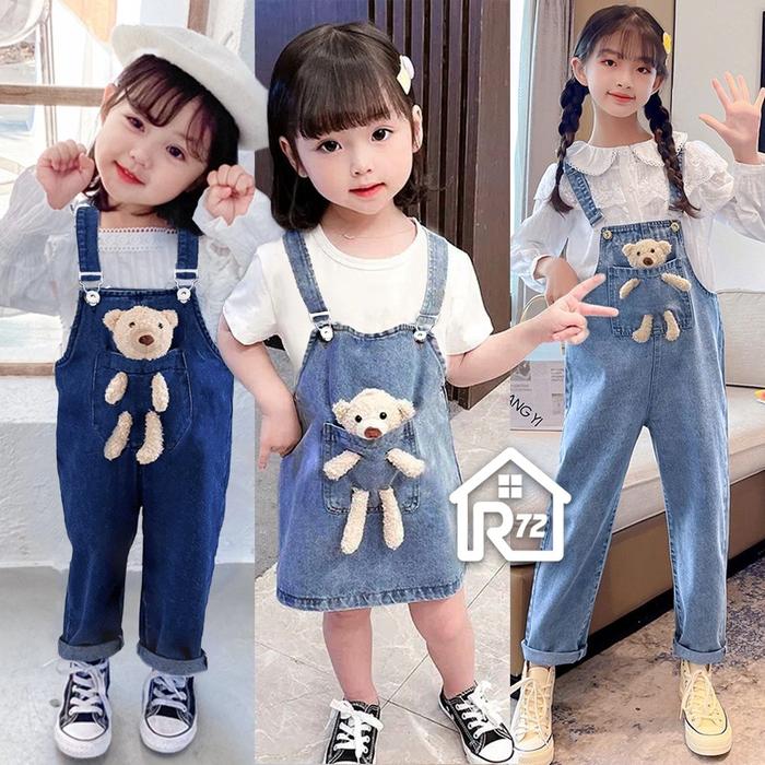 Overall Boneka Anak - Jumpsuit Wearpack Celana Dan Rok