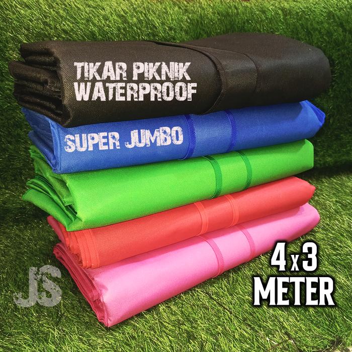 Tikar Piknik Lipat Super Jumbo Waterproof Anti Slip 300x400