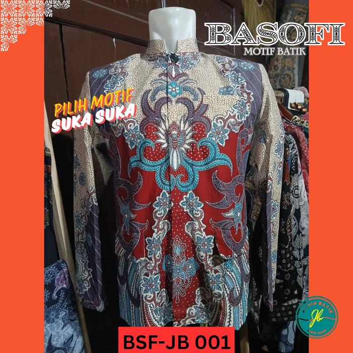 JASKO BASOFI BATIK PRIA MURAH BERKUALITAS FULL FURING BISA CUSTOM UKURAN
