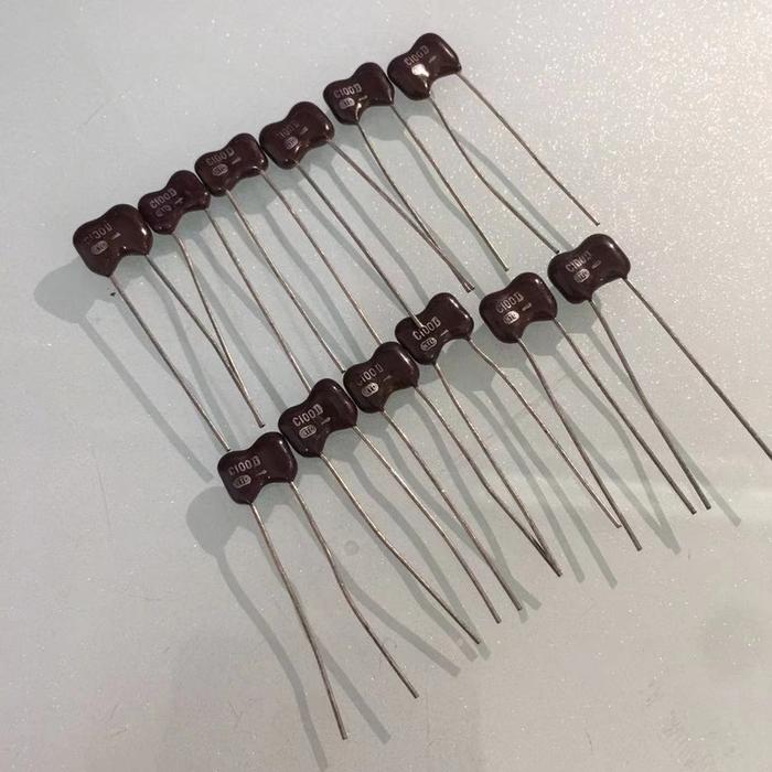 New Japan NTD KEC 10PF 500VDC Fever Argentinite Capacitor 5mm A