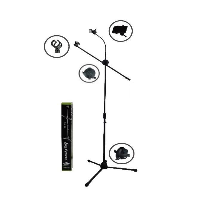 Stand Mic Betavo SMH-01 Tiang Microphone Professional